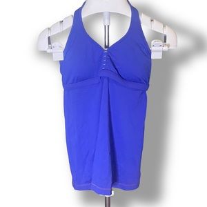 Lulu tank. Wrap around neck strap size XS